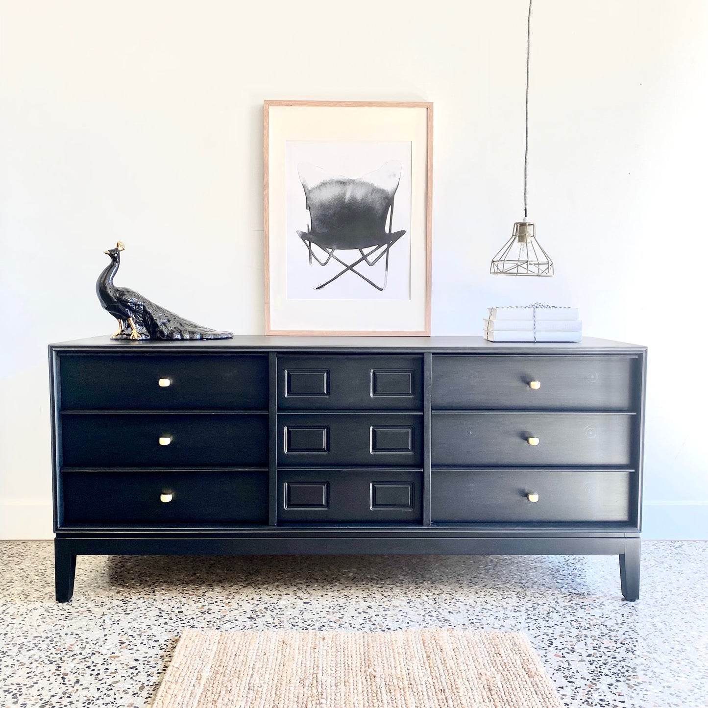 CREDENZA - JETT BLACK