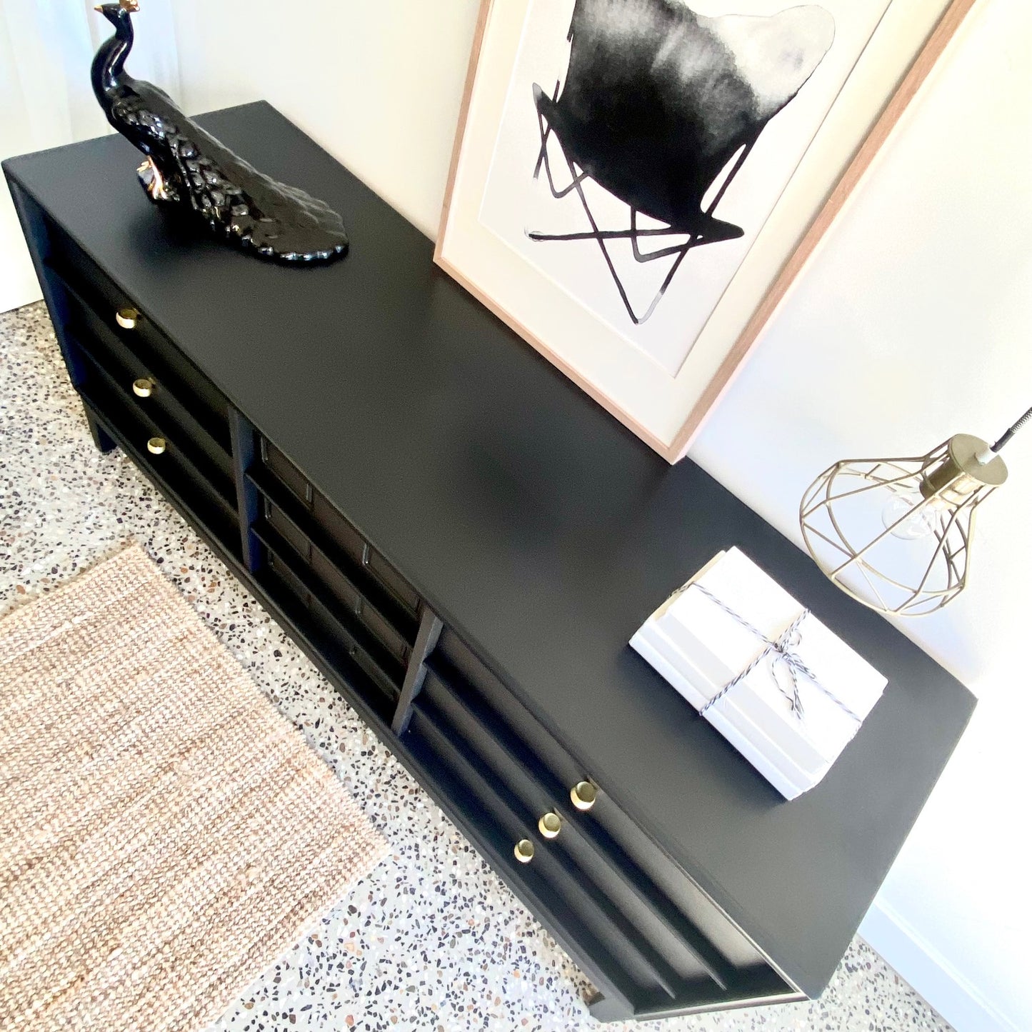 CREDENZA - JETT BLACK