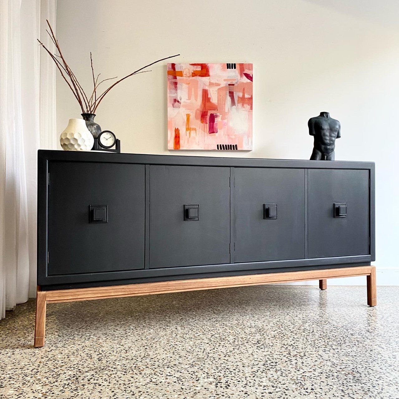 CREDENZA - JETT BLACK